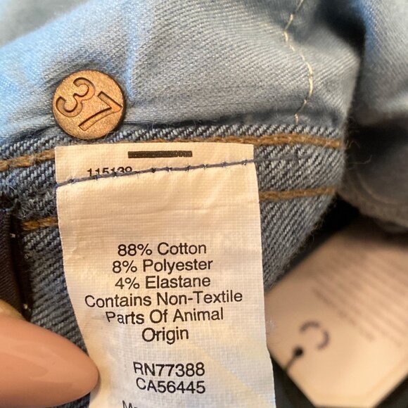 Madewell 10" High-Rise Skinny Jeans Hayes Wash, Size 27 - Picture 8 of 13